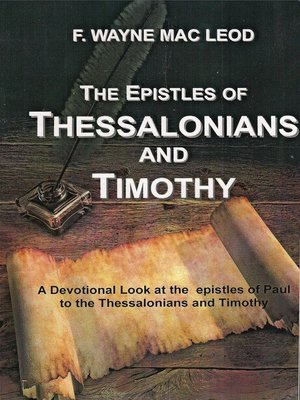 cover image of The Epistles of Thessalonians and Timothy